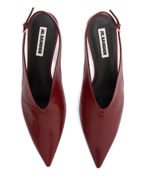 Sling back in pelle JIL SANDER | J15WP0128P8226609